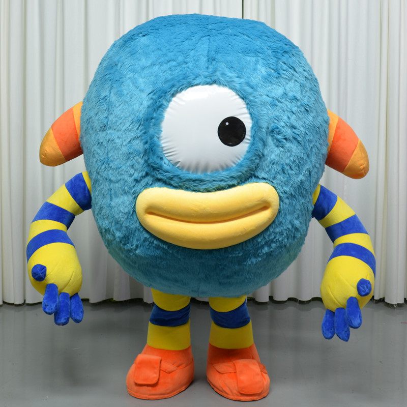 充气卡通人偶服装小蜜蜂行走动漫服单眼怪玩偶吉祥物服装舞台表演