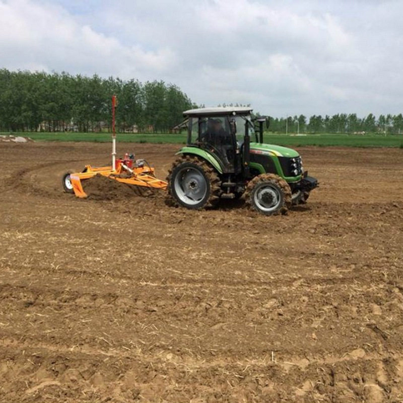 拖拉机牵引式激光平地机 农田刮平整地机 农用土地自动刮平机