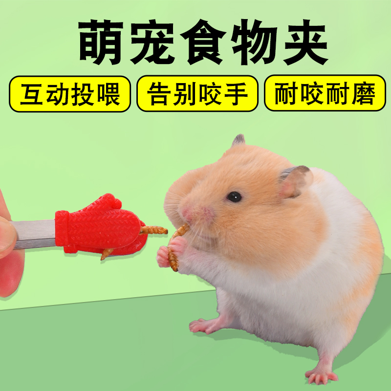 宠物小苍仓鼠金丝熊生活用品全套喂食物防咬夹子大号解闷玩具大全