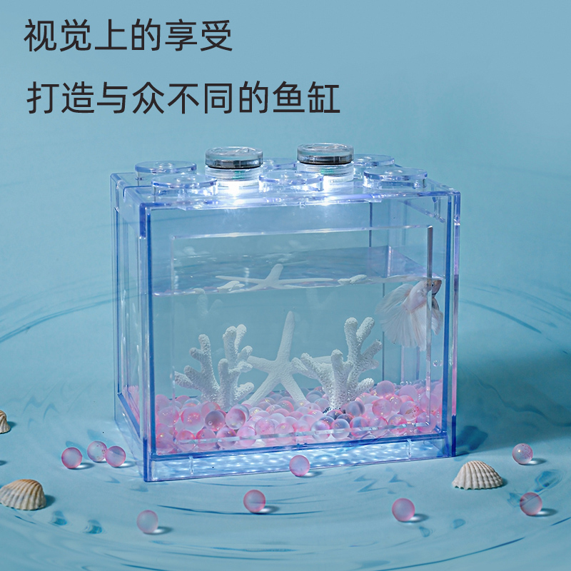 鱼缸造景水晶珠子磨砂琉璃珠