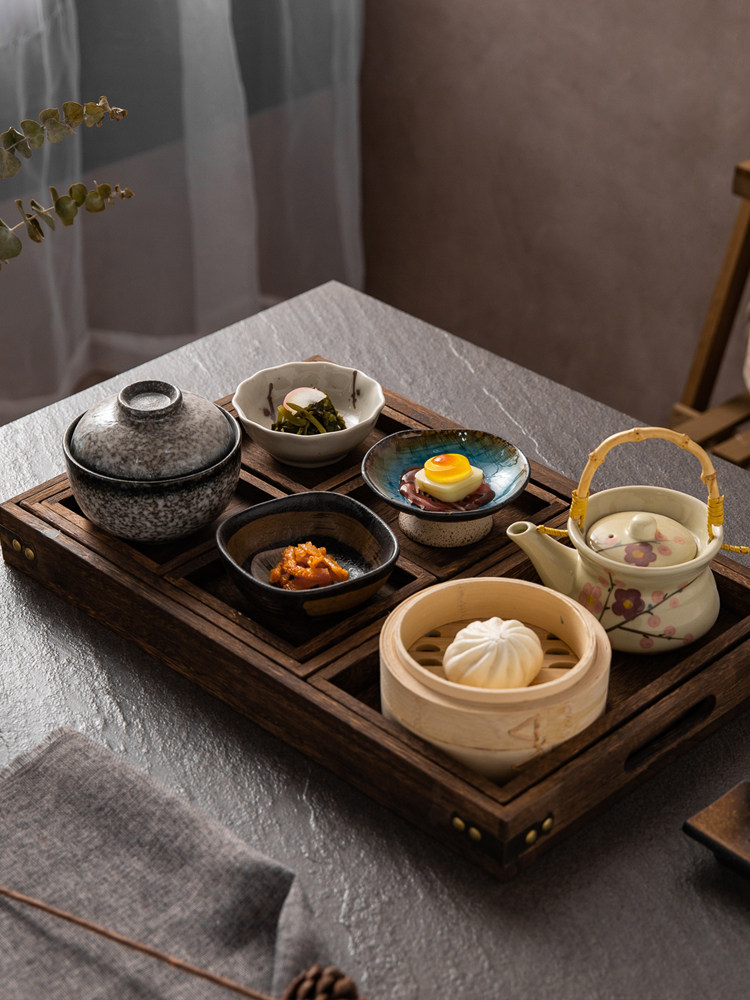 民宿一套餐具月子中心俱乐部一套陶瓷炉茶盘一个带盖炖汤杯
