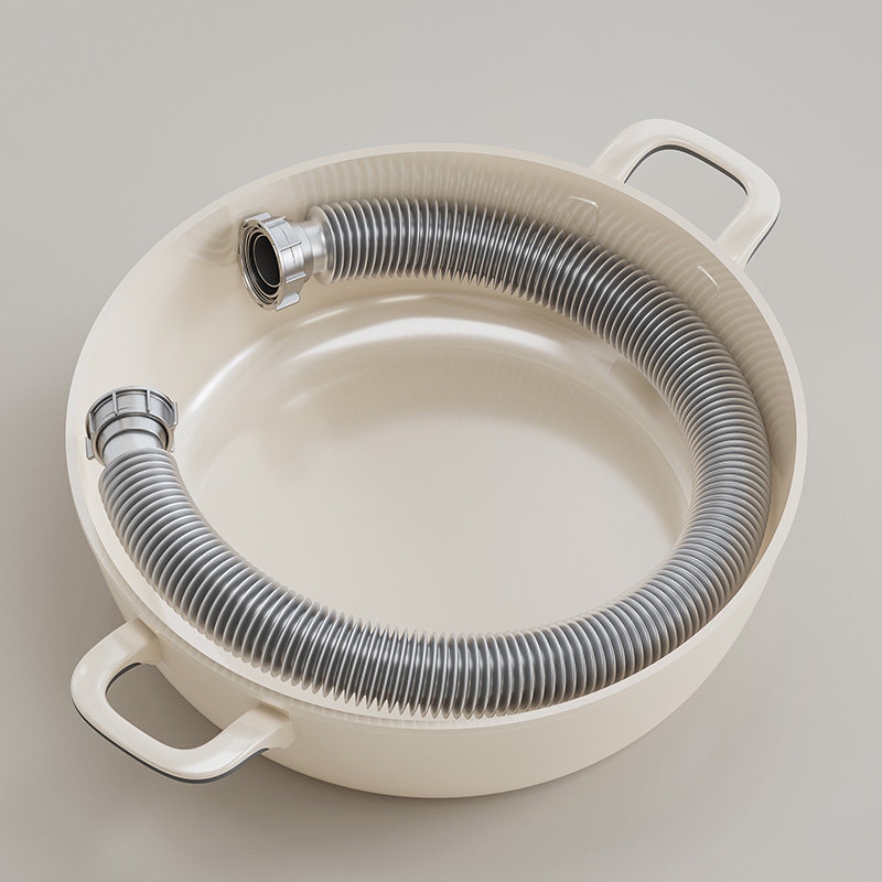 洗菜盆双槽下水器下水管配件排水管下水管厨房水槽下水道防臭全套