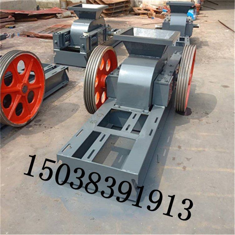 锰钢材质齿轮对辊式破碎机 齿辊式破碎机河卵石花岗岩对辊粉碎机
