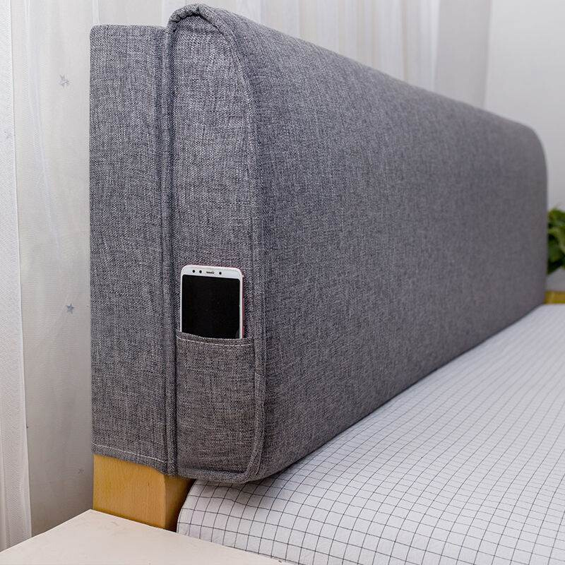 床头套罩海绵靠垫软包大靠背可拆洗无床头套罩直接靠墙Y榻榻米自