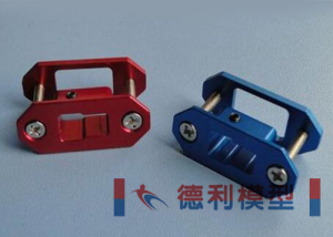 模型配件T字型插头座铝合金插头座T插插座红色蓝色可选择