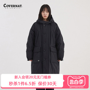 Covernat长款 多口袋简约时尚 夹克潮牌长外套CO2204DP04 羽绒服新款