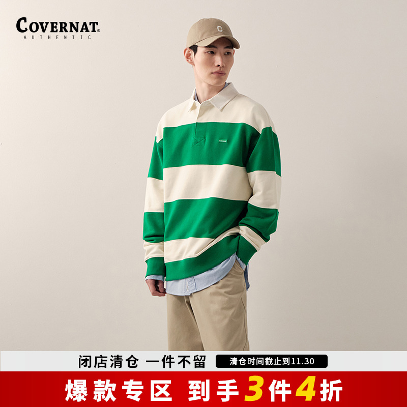 Covernat橄榄球卫衣情侣同款
