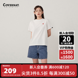 四叶草标志T恤小C短袖 Covernat夏季 普通款 新品 T恤女款