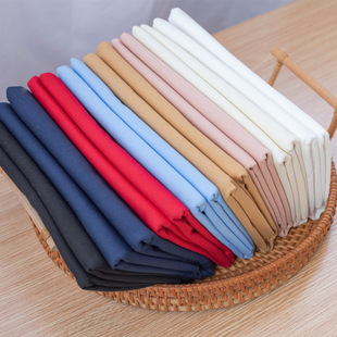 骨头搭架手工刺绣底布棉细密硬挺帆布家居布艺刺绣底布DIY包布料