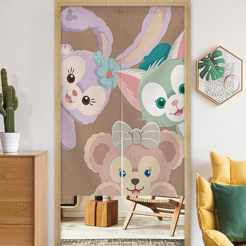 卡通星黛露门帘棉麻2022年春季