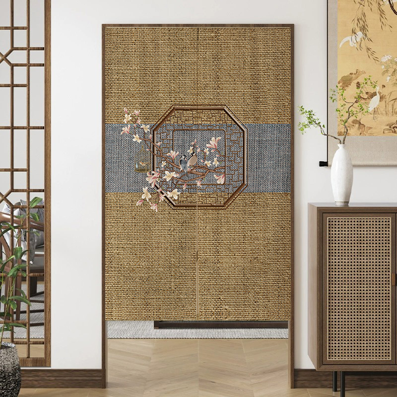 布帘遮挡帘帘子免打孔安装