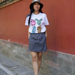 160g平纹棉锦微皱面料裙裤 DEPARTURES户外经典 式 款 裙裤