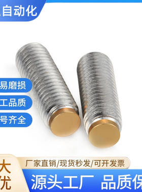 镶铜缓冲器 防滑止动螺栓 铜头内六角止动螺丝SBCPS M3 45