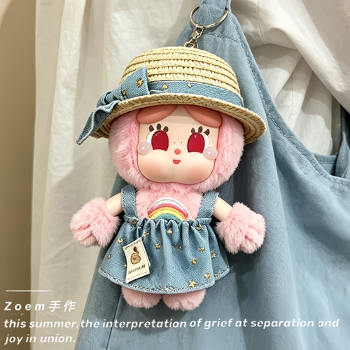 适配哭娃欢乐熊娃衣cearbears爱心熊crybaby衣服换装可爱搞怪衣服