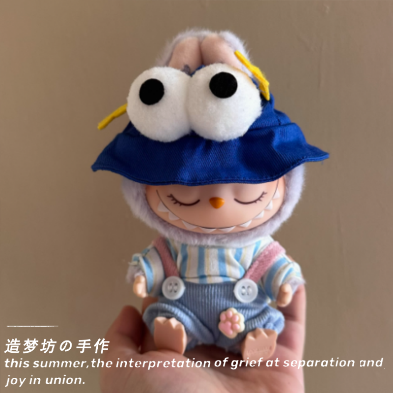 labubu坐坐派对娃衣可口可乐拉布布第二代搪胶衣服美滋滋玩偶公仔