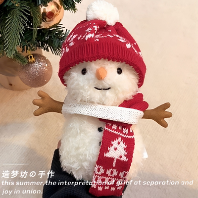 jellycat萨米雪人little系列公仔衣服小狗服饰小猪套装圣诞节娃衣