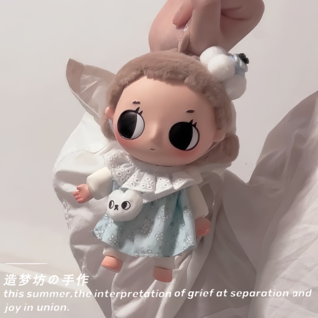 适配nyota娃衣小小瞬间系列搪胶毛绒公仔挂件塔塔衣服夏季裙子图片