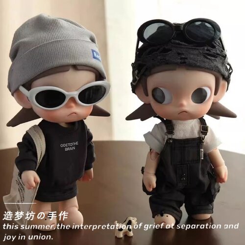 Zsiga娃衣向往之处1/8可动人偶衣服拽姐嘎子姐潮酷套装防染色服