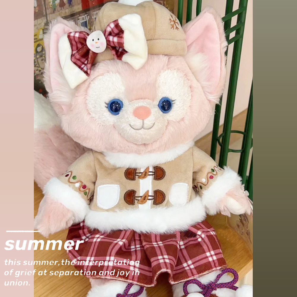 上海迪士尼玲娜贝儿衣服s号娃衣m贝儿圣诞节着替服饰套装披风配饰