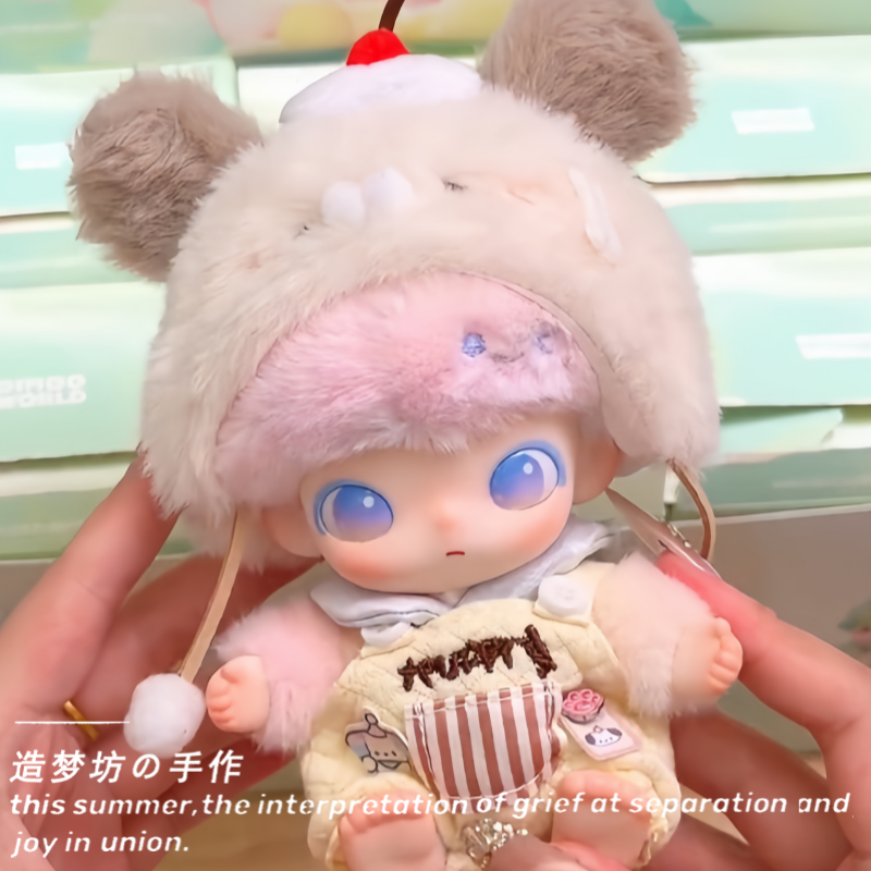 dimoo新生日记系列娃衣搪胶玩偶衣服守护头套套装配饰着替挂件