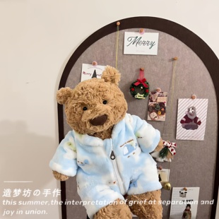 适用于jellycat巴塞罗熊比基尼47着替36cm娃衣28巴塞罗那熊衣服