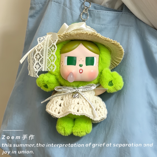 适配哭娃好运熊娃衣cearbears爱心熊crybaby衣服换装可爱搞怪衣服