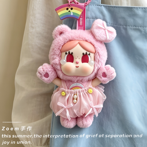 适配哭娃欢乐熊娃衣cearbears爱心熊crybaby衣服换装可爱搞怪衣服