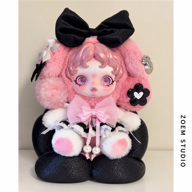 适用于泡泡玛特skullpanda三丽鸥联名美乐蒂库洛米娃衣sp娃娃衣服