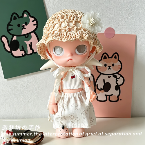 嘎子姐衣服夏天zisga可动人偶娃衣二代姜饼人嘎子姐配饰帽子服装