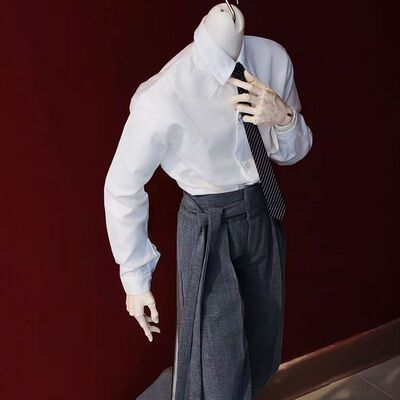 适用于bjd4分娃衣衬衫裤