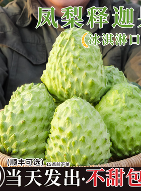 新鲜凤梨释迦果现摘番荔枝大目牛奶佛头果林檎摩尼果当季水果整箱