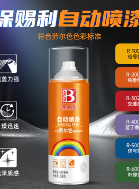 保赐利劳尔色卡自喷漆RAL浅灰色机电文件柜修补漆手摇油漆手喷漆