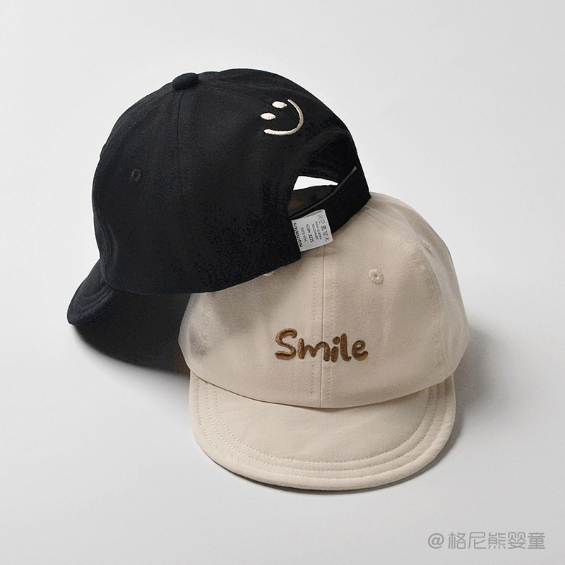 moinmlon春夏新款宝宝软檐遮阳鸭舌帽婴儿透气防晒太阳帽儿童棉帽