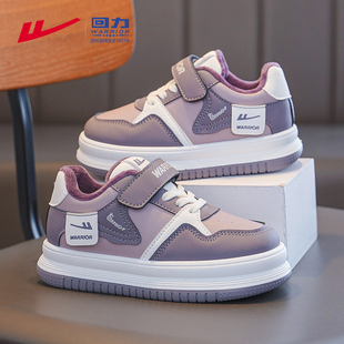 回力童鞋女童加绒鞋子冬季2025新款儿童冬鞋运动鞋保暖小学生板鞋