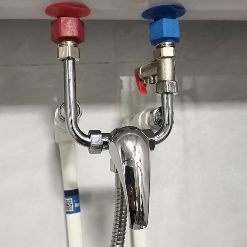 电热水器混水阀配件配大全开关阀冷热开关U型专用阀门通用混合阀