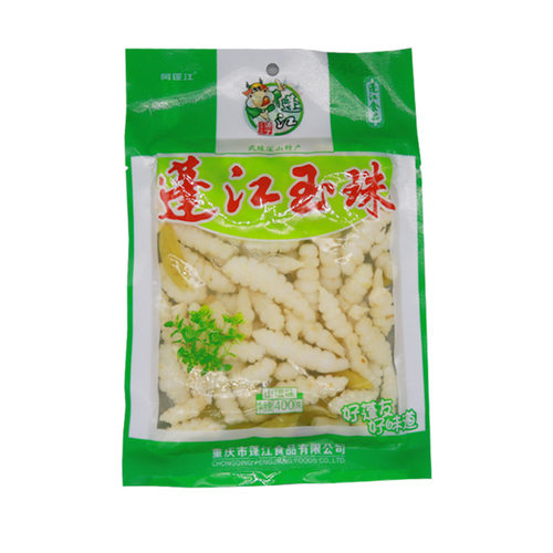 重庆黔江特产蓬江玉珠400g地牯牛泡菜蚕妞妞宝塔玉珠菜泡椒下饭菜