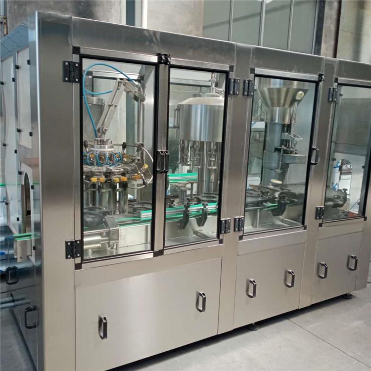 全自动葡萄酒洗瓶灌装打塞三联机/负压灌装原理质量可靠品质保证