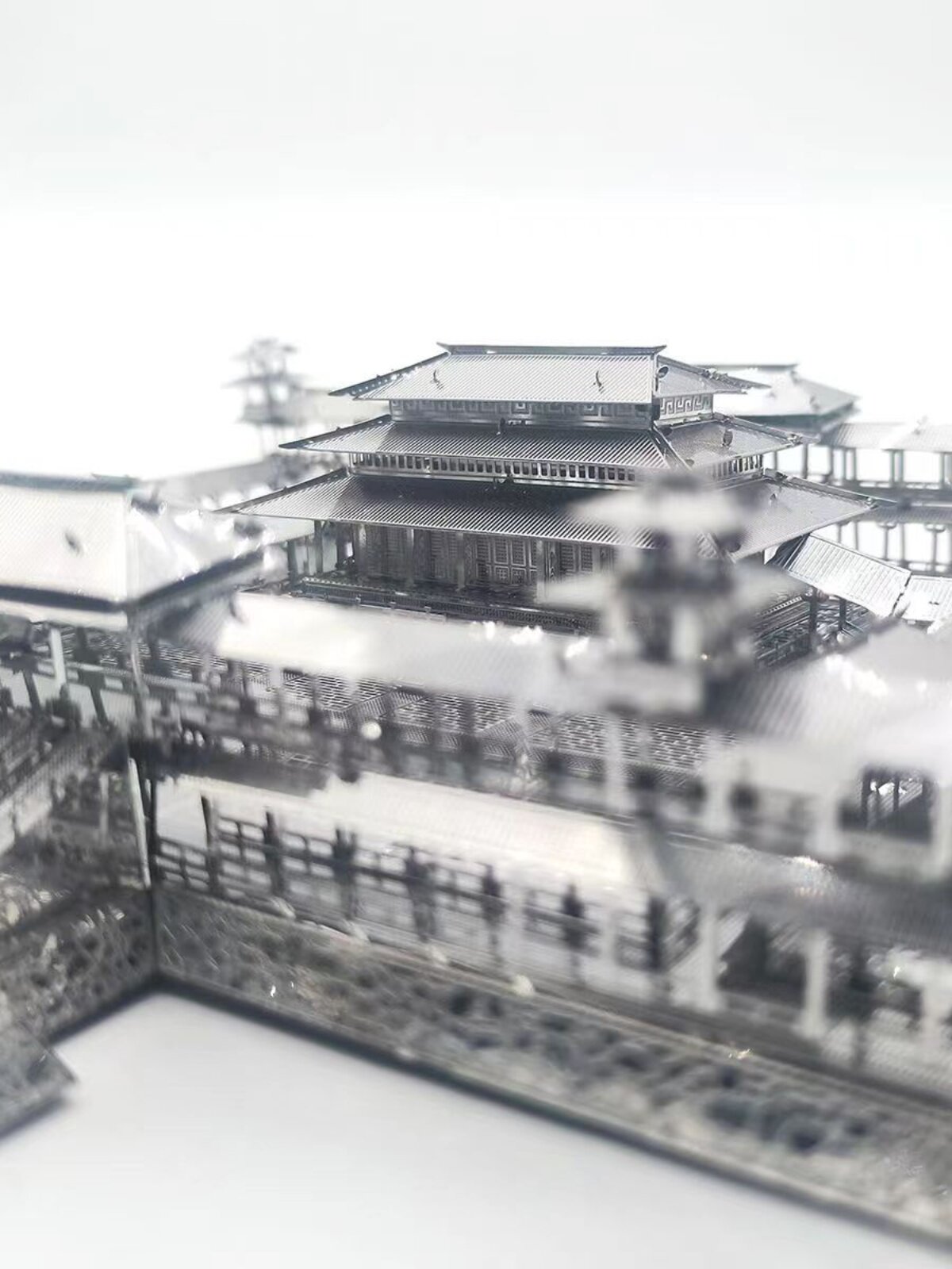 WEIYANG PALACE 3D 입체 금속 건물 퍼즐 DIY 수제 교육 조립 모델 장난감 작은 장식품