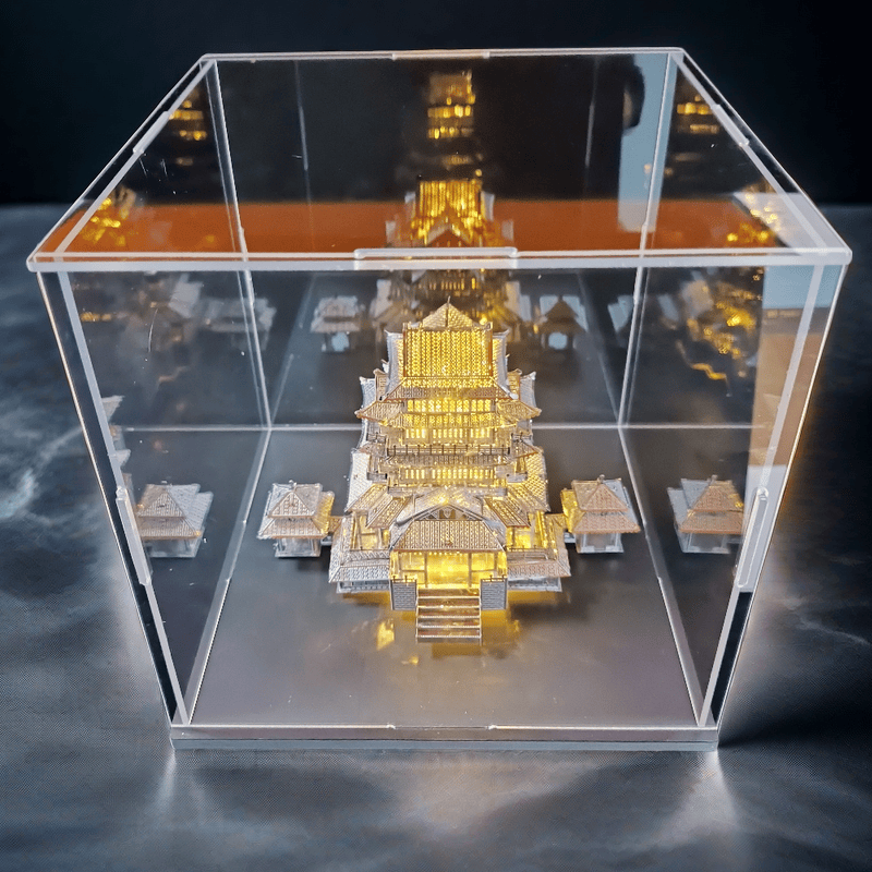 解压 滕王阁序 古风金属拼图立体拼装积木成人超难3D手工模型玩具