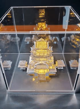 解压 滕王阁序 古风金属拼图立体拼装积木成人超难3D手工模型玩具