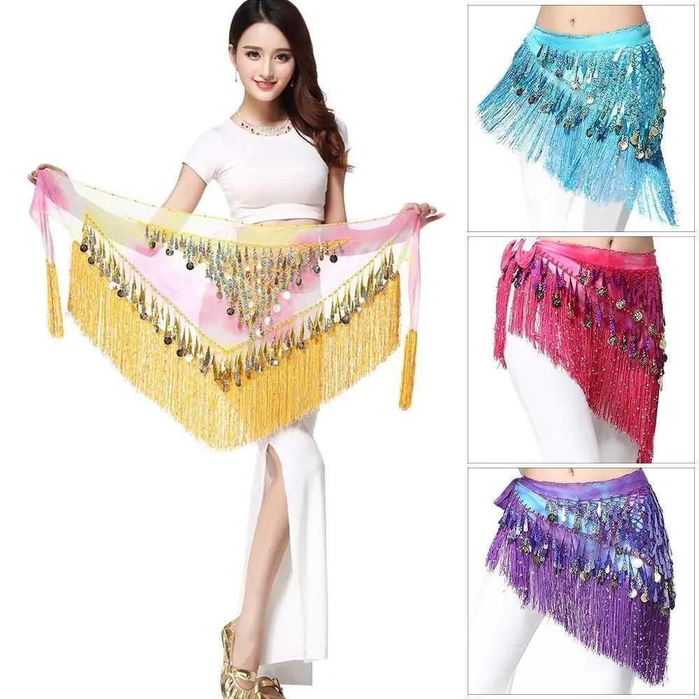 Gradient color triangular scarf women's skirt三角巾女士裙子