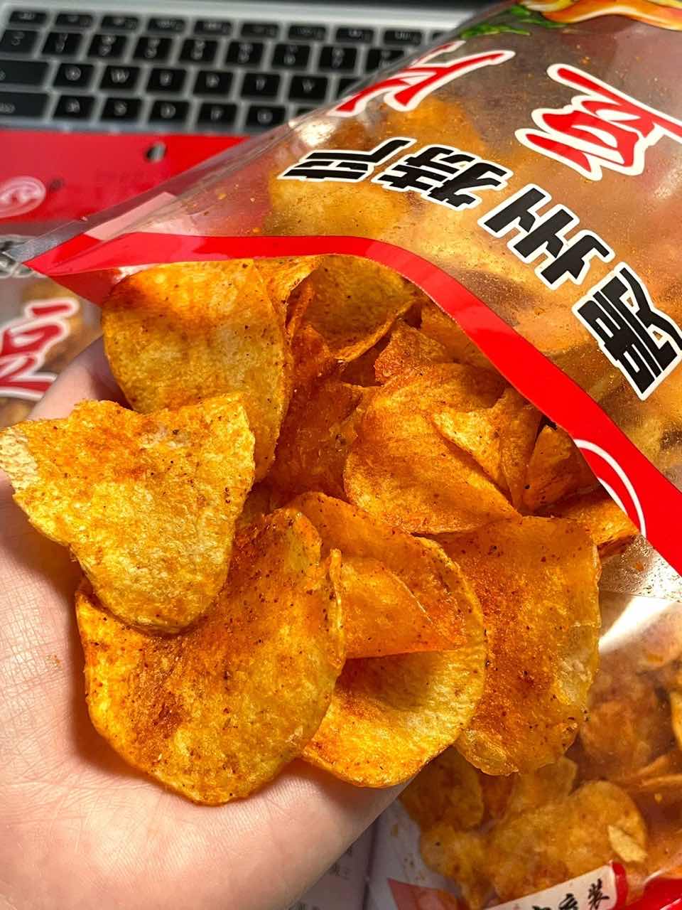 脆薄原切薯片贵州特产农科院研制