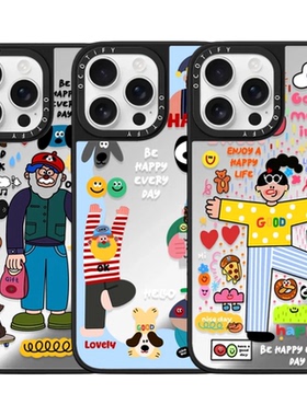 CASETiIFiY联名美式老头狗狗16pro适用iPhone17promax苹果15plus手机壳14/13可爱12明星同款air华强北平替潮