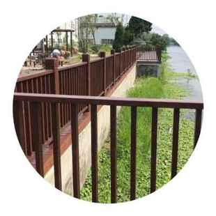 防腐木栅栏户外围栏碳化木阳台实木栏杆花园庭院护栏篱品 爆品新品