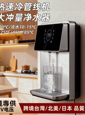 110V伏饮水机即热式冷热壁挂式台湾UV消毒管线机接净水器直饮茶吧