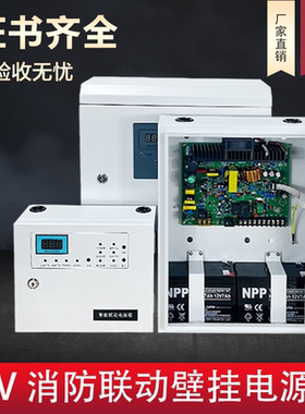 24V消防电源箱 24V2A5A10A20A30A40A 壁挂式 消防专用联动 电源箱