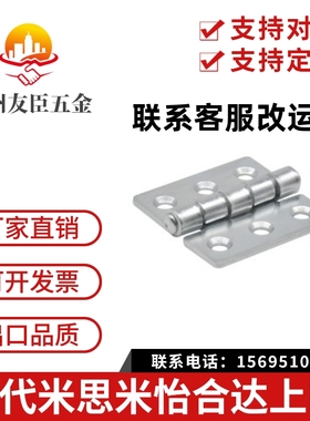 HFL31-40 不锈钢蝶形铰链锥孔带定位型合页柜门用替代怡合达