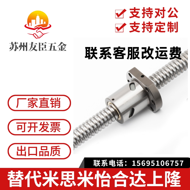 滚珠丝杆BSSE/BSSR/BSST/BSSZK0802 0804 1010 1204 2510 3206