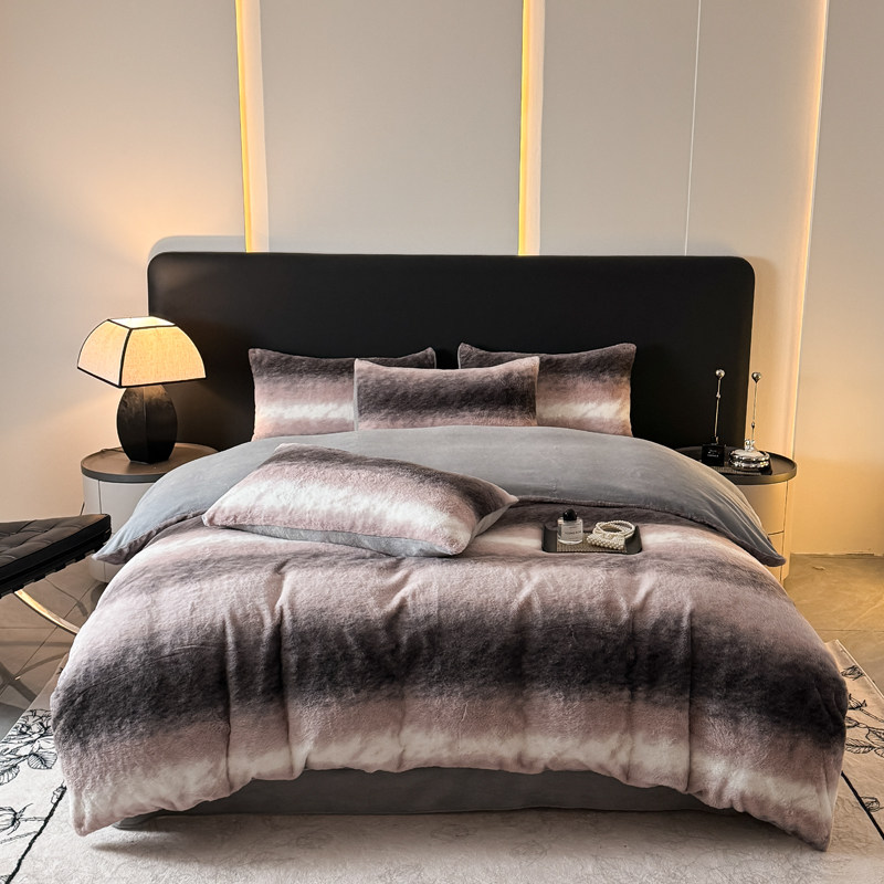 C高端A类兔毛绒冬季四件套加厚保暖牛奶绒床单被套双面绒床品,床上用品,床品套件/四件套/多件套,淘宝优惠券,粉丝福利购,淘宝优惠卷