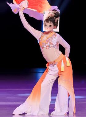 胶州秧歌古典舞潋滟青少年舞蹈服定制桃李杯演出服定制